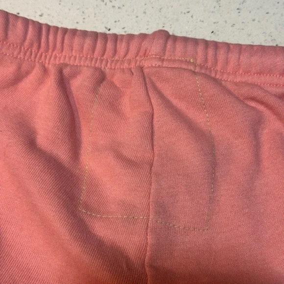 AVIATOR NATION PRE LOVED 5 STRIPE SWEATPANTS - LIGHT PINK // VELVET RAINBOW